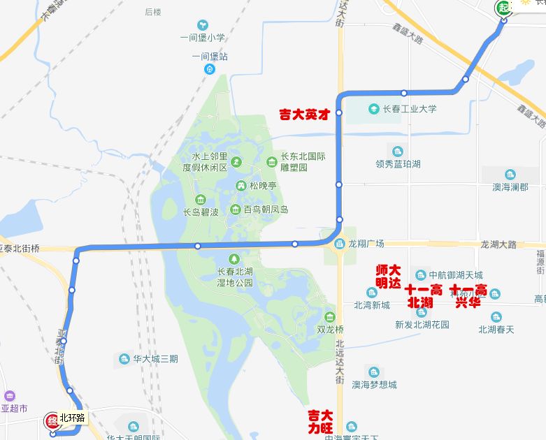 長春北湖規(guī)劃圖，揭示未來城市的宏偉藍(lán)圖